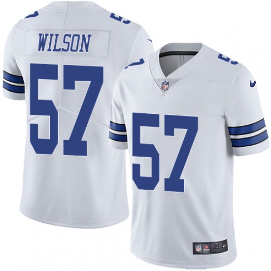 Youth Nike Dallas Cowboys #57 Damien Wilson White Vapor Untouchable Limited Player NFL Jersey - Ujersey