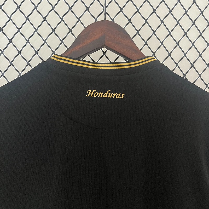 Honduras Soccer Jersey Black Special Edition Custom Shirt 2024 - ujerseystore