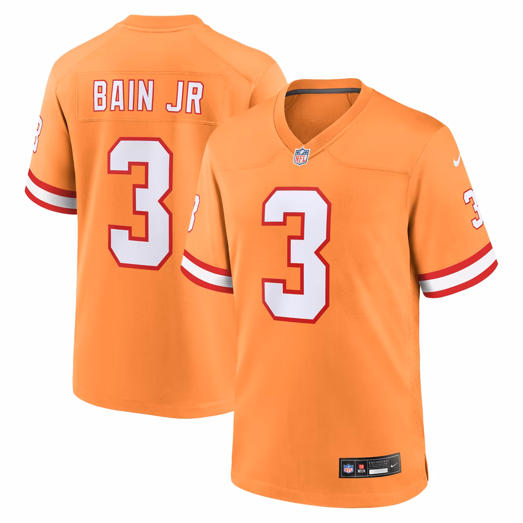 Men's Tampa Bay Buccaneers Rueben Bain Jr. Nike Creamsicle Alternate Game Jersey - Ujersey