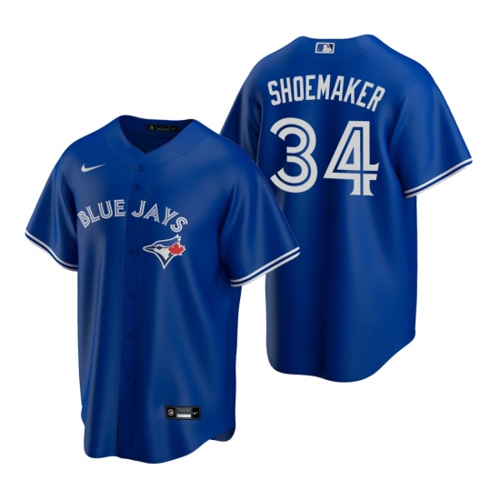 Men's Nike Toronto Blue Jays #34 Matt Shoemaker Royal Alternate Stitched Baseball Jersey - Ujersey