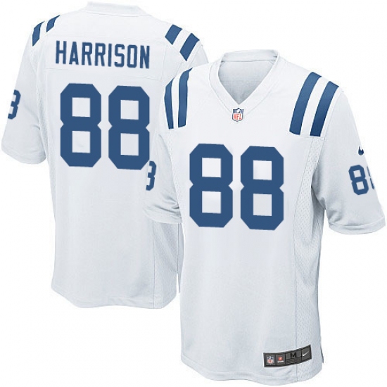 Men's Nike Indianapolis Colts #88 Marvin Harrison Game White NFL Jersey - Ujersey