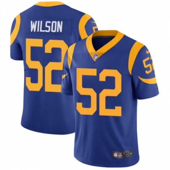 Youth Nike Los Angeles Rams #52 Ramik Wilson Royal Blue Alternate Vapor Untouchable Limited Player NFL Jersey - Ujersey