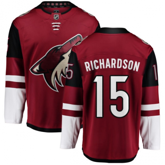 Youth Arizona Coyotes #15 Brad Richardson Fanatics Branded Burgundy Red Home Breakaway NHL Jersey - Ujersey