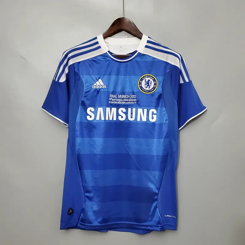 Chelsea Retro Football Jersey Home Shirt UCL Final 2011/12 - Ujersey NHL