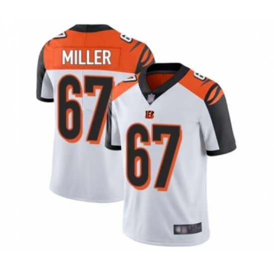 Youth Cincinnati Bengals #67 John Miller White Vapor Untouchable Limited Player Football Jersey - Ujersey