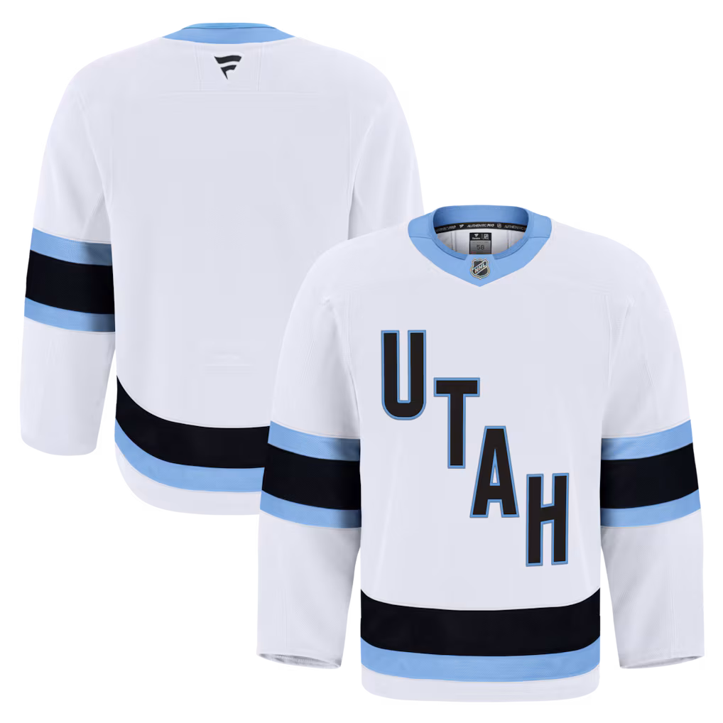 Men's Utah Mammoth Fanatics White Away Authentic Pro Jersey