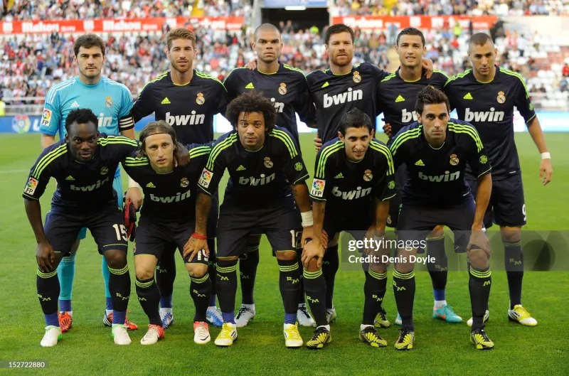 Real Madrid Retro Jersey Away Long Sleeve Soccer Shirt 2012/13