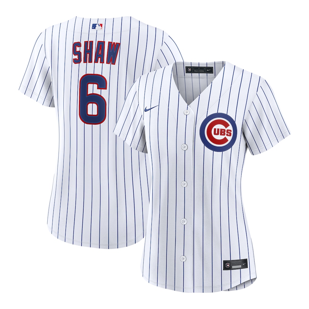 Women's Chicago Cubs Matt Shaw Nike White Home Replica Jersey - Ujersey Shop