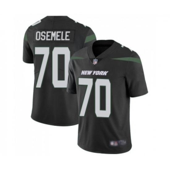 Men's New York Jets #70 Kelechi Osemele Black Alternate Vapor Untouchable Limited Player Football Jersey - Ujersey