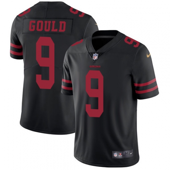 Youth Nike San Francisco 49ers #9 Robbie Gould Elite Black NFL Jersey - Ujersey