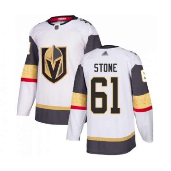 Youth Vegas Golden Knights #61 Mark Stone Authentic White Away Hockey Jersey