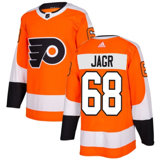 Youth Adidas Philadelphia Flyers #68 Jaromir Jagr Authentic Orange Home NHL Jersey - Ujersey
