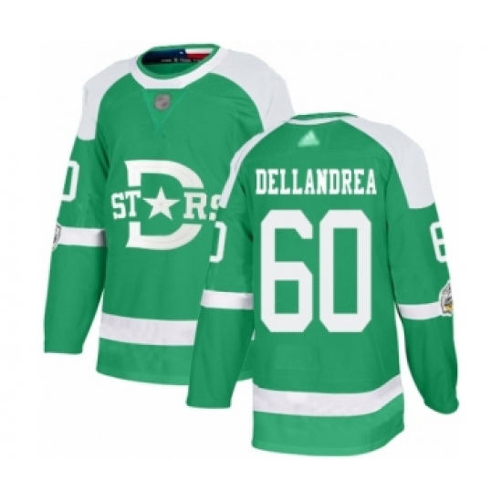 Youth Dallas Stars #60 Ty Dellandrea Authentic Green 2020 Winter Classic Hockey Jersey - Ujersey