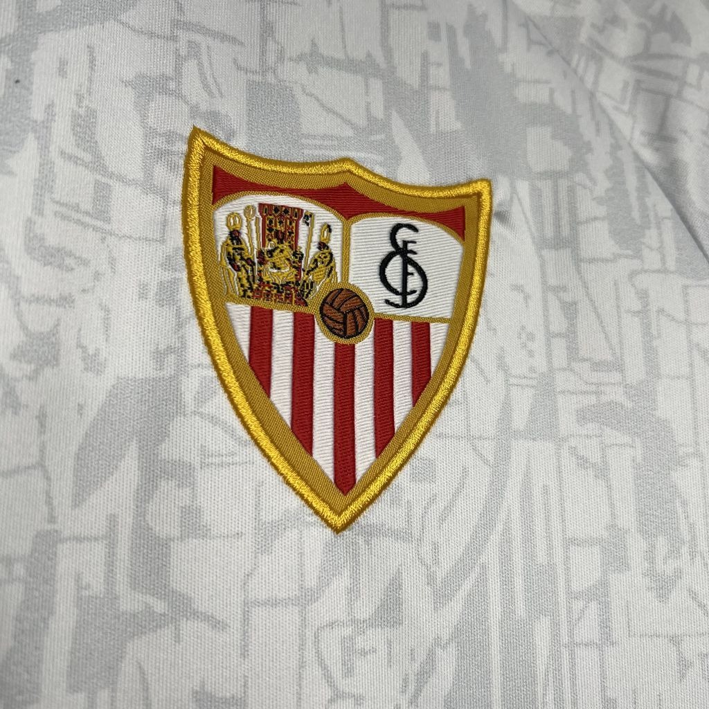 Sevilla FC Soccer Jersey Home Custom Shirt 2024/25 - ujerseystore