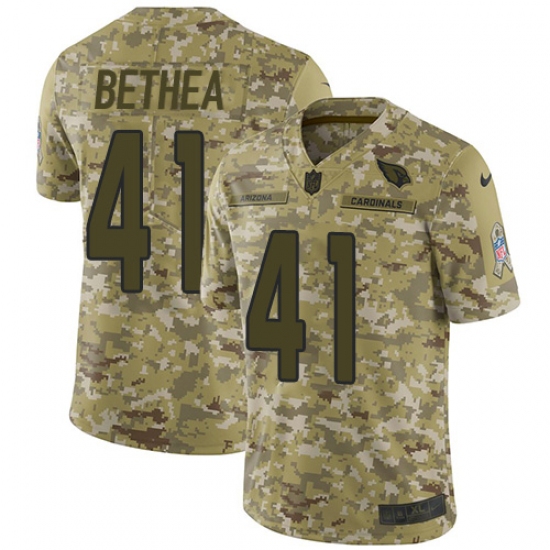 Men's Nike Arizona Cardinals #41 Antoine Bethea Limited Camo 2018 Salute to Service NFL Jersey - Ujersey