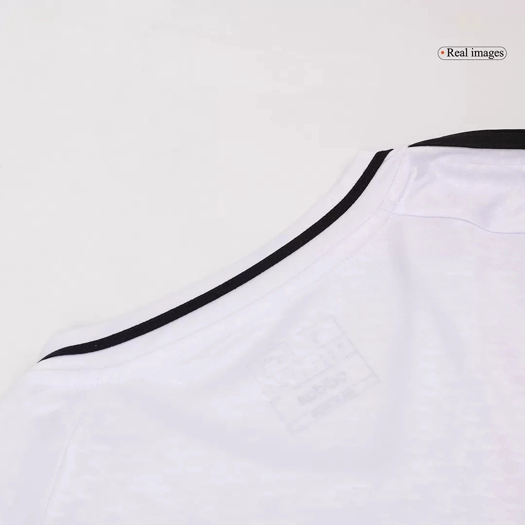 Real Madrid Soccer Jersey Home Custom Long Sleeve Shirt 2024/25 - ujerseystore