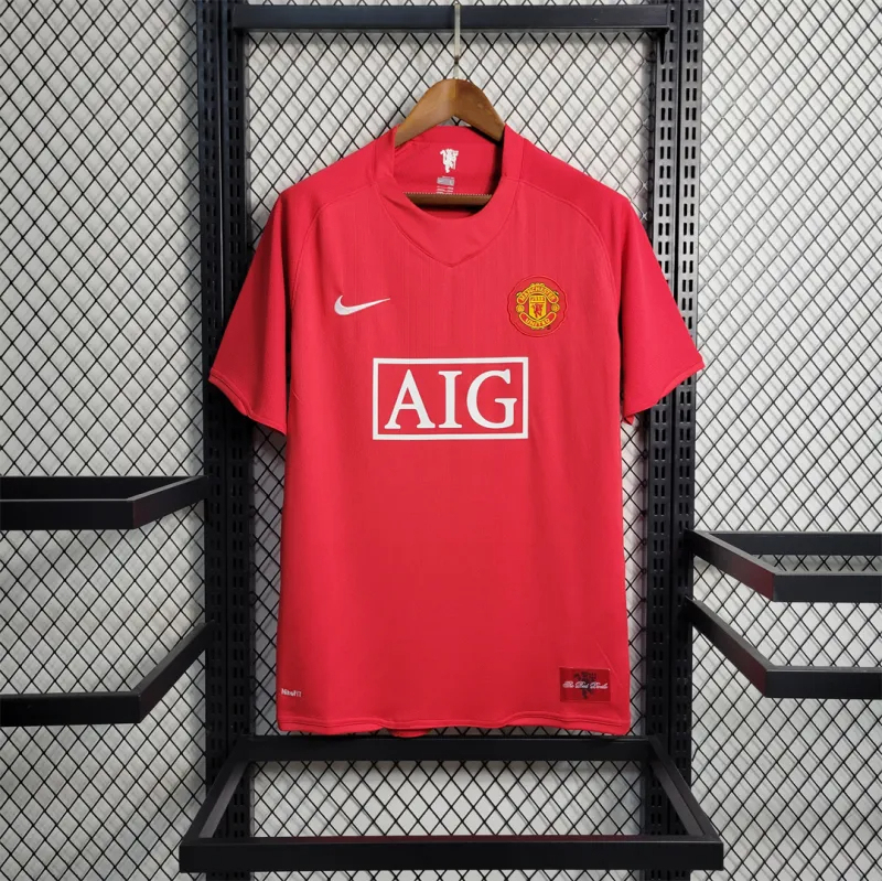 Manchester United Retro Home Football Jersey Shirt 2007/08 - U-jersey