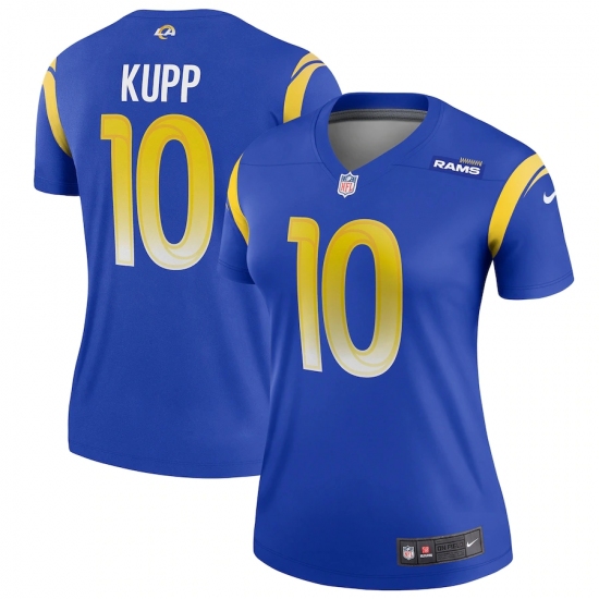 Women's Los Angeles Rams #10 Cooper Kupp Blue Nike Royal Game Jersey.webp - Ujersey