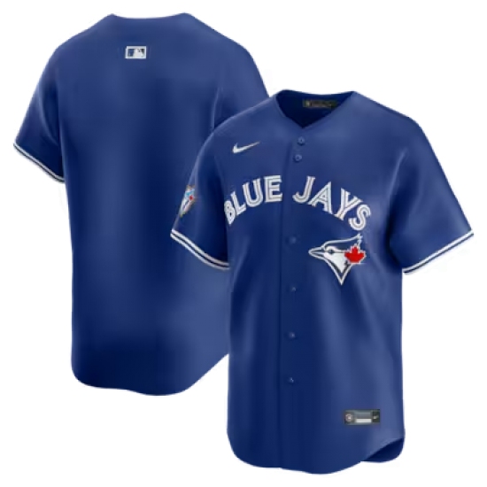 Men's Toronto Blue Jays Blank Royal 50 Seasons Stitched Baseball Jersey - Ujersey