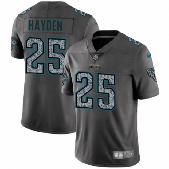 Youth Nike Jacksonville Jaguars #25 D.J. Hayden Gray Static Vapor Untouchable Limited NFL Jersey - Ujersey