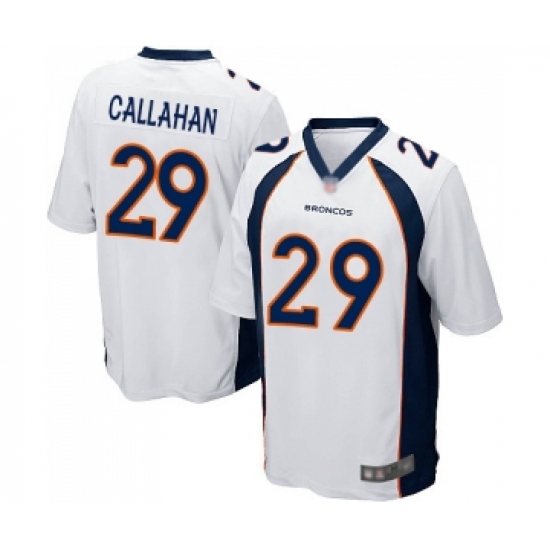 Men's Denver Broncos #29 Bryce Callahan Game White Football Jersey - Ujersey