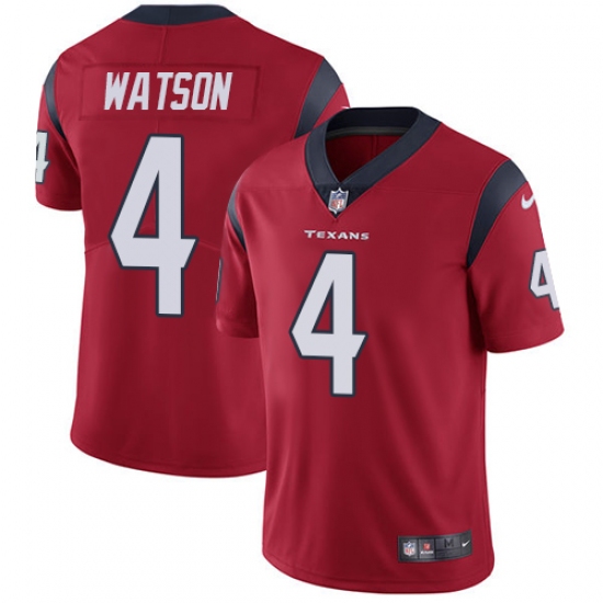 Youth Nike Houston Texans #4 Deshaun Watson Elite Red Alternate NFL Jersey - Ujersey