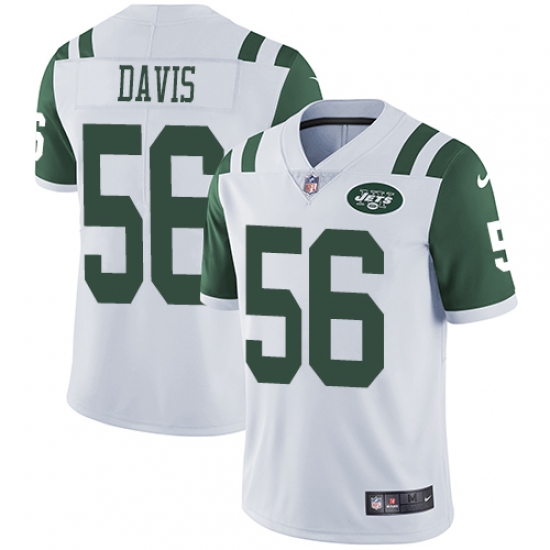 Youth Nike New York Jets #56 DeMario Davis Elite White NFL Jersey - Ujersey