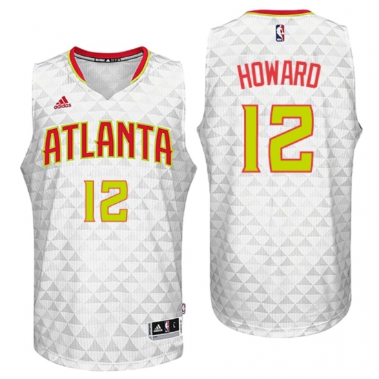 Atlanta Hawks #12 Dwight Howard Home White New Swingman Jersey - Ujersey