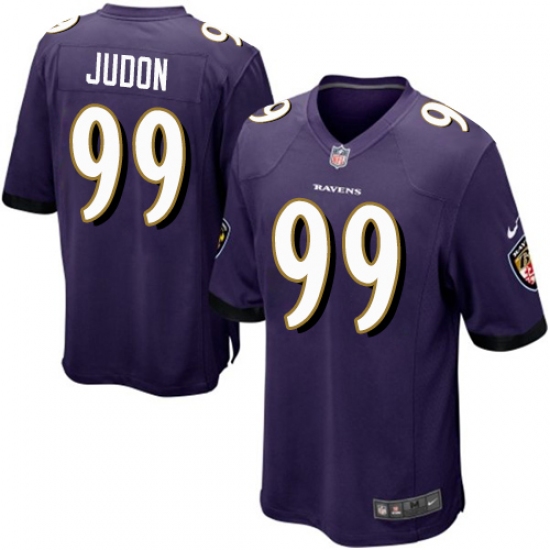 Men's Nike Baltimore Ravens #99 Matt Judon Game Purple Team Color NFL Jersey - Ujersey