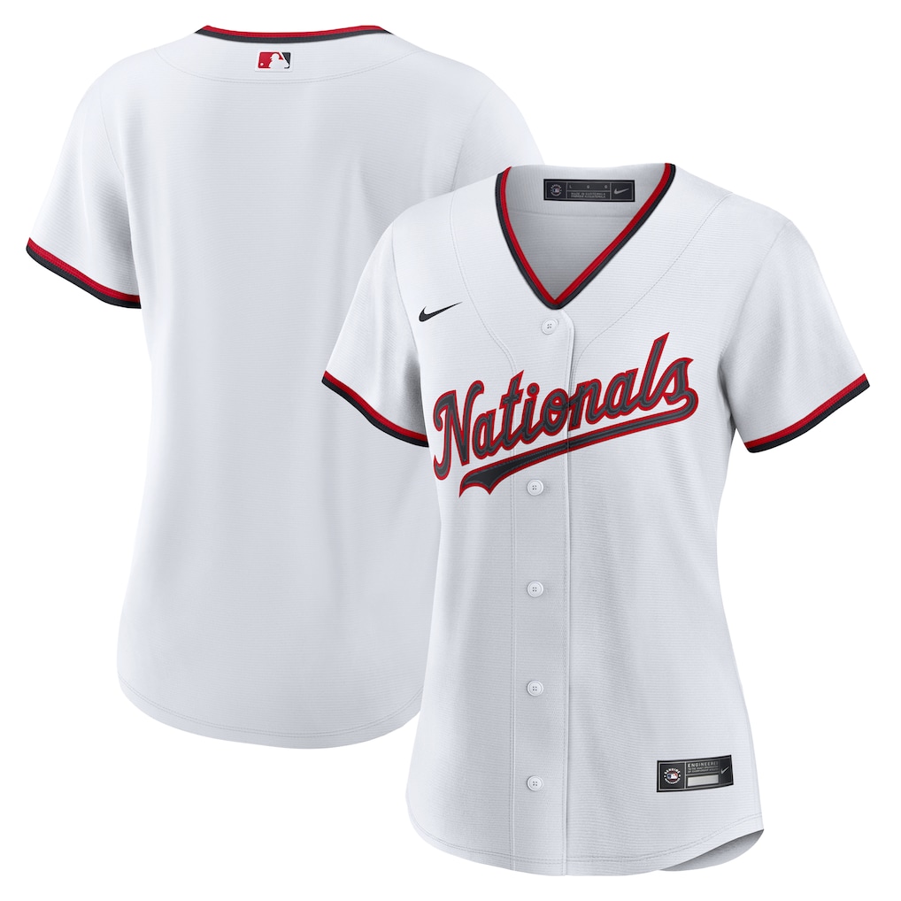 Women's Washington Nationals  Nike White Home Replica 2.0 Jersey - Ujersey NHL