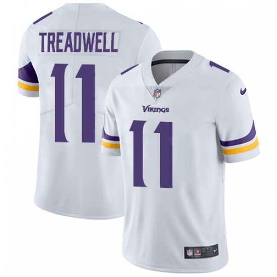 Youth Nike Minnesota Vikings #11 Laquon Treadwell White Vapor Untouchable Limited Player NFL Jersey - Ujersey