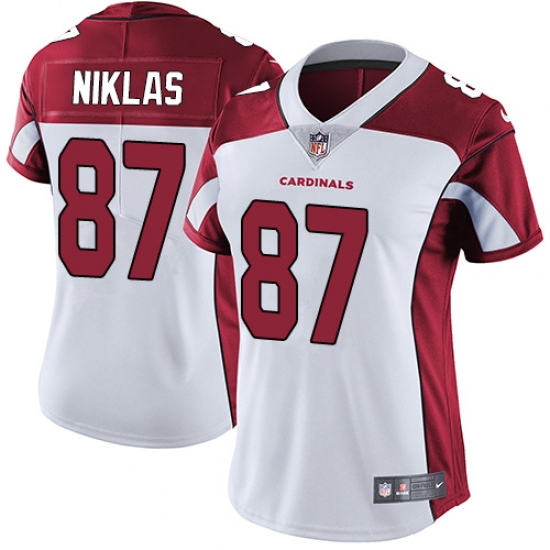 Women's Nike Arizona Cardinals #87 Troy Niklas White Vapor Untouchable Limited Player NFL Jersey - Ujersey