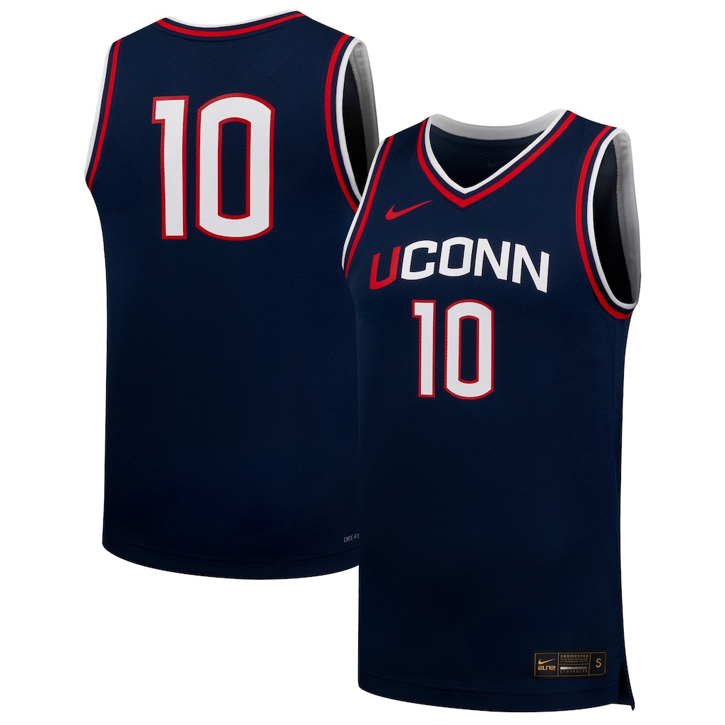 Unisex Nike #10 Navy UConn Huskies Replica Basketball Jersey