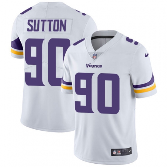 Youth Nike Minnesota Vikings #90 Will Sutton White Vapor Untouchable Limited Player NFL Jersey - Ujersey