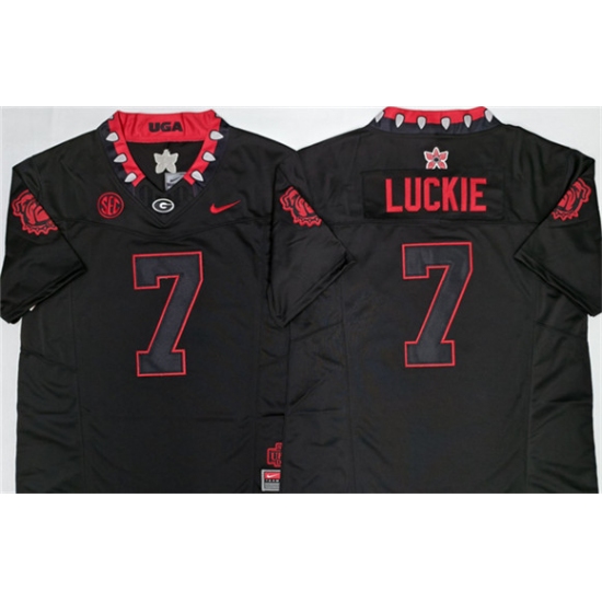Men's Georgia Bulldogs #7 Lawson Luckie White 2026 F.U.S.E. Stitched Jersey - Ujersey