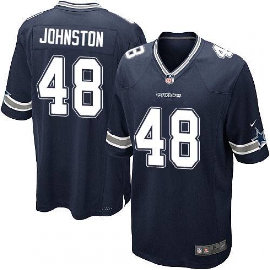 Men's Nike Dallas Cowboys #48 Daryl Johnston Game Navy Blue Team Color NFL Jersey - Ujersey