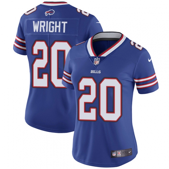 Women's Nike Buffalo Bills #20 Shareece Wright Elite Royal Blue Team Color NFL Jersey - Ujersey