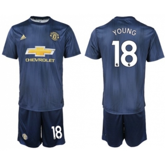 Manchester United #18 Young Third Soccer Club Jersey