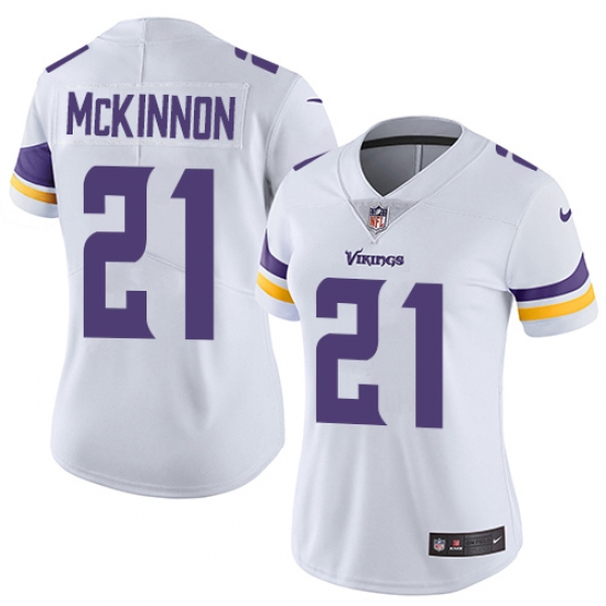 Women's Nike Minnesota Vikings #21 Jerick McKinnon Elite White NFL Jersey - Ujersey