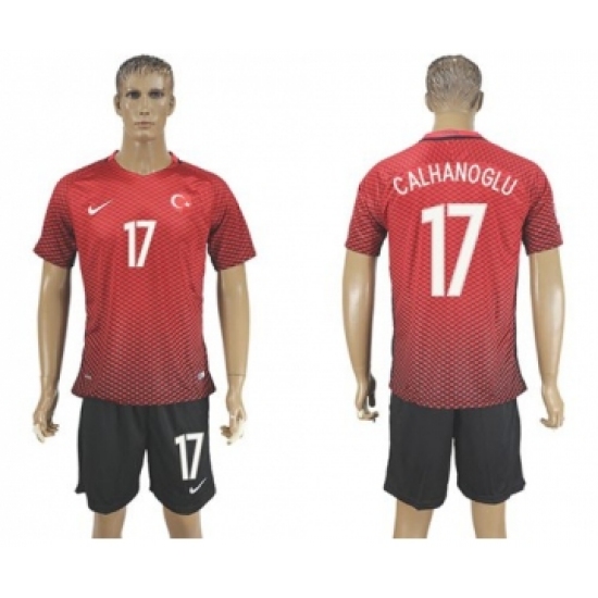 Turkey #17 Calhanoglu Home Soccer Country Jersey