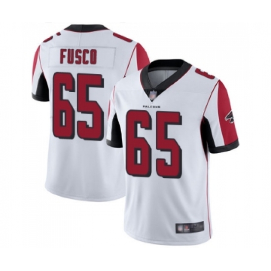 Men's Atlanta Falcons #65 Brandon Fusco White Vapor Untouchable Limited Player Football Jersey - Ujersey
