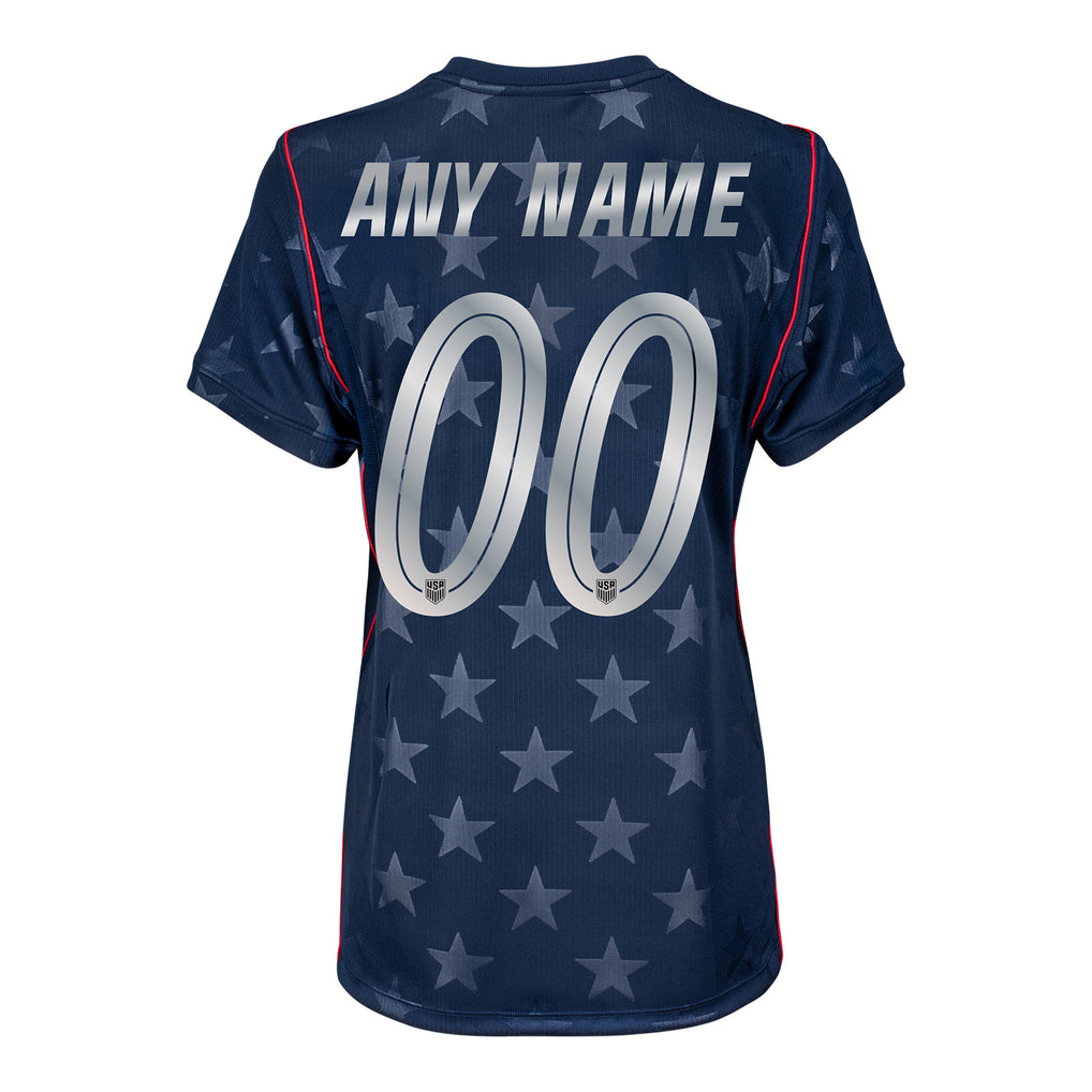 Women's Nike USMNT 2026 Personalized Away Stadium Jersey - Stars