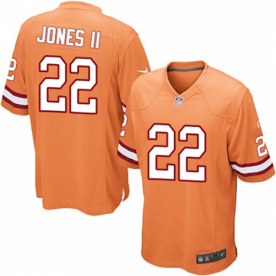 Men's Nike Tampa Bay Buccaneers #22 Ronald Jones II Game Orange Glaze Alternate NFL Jersey - Ujersey