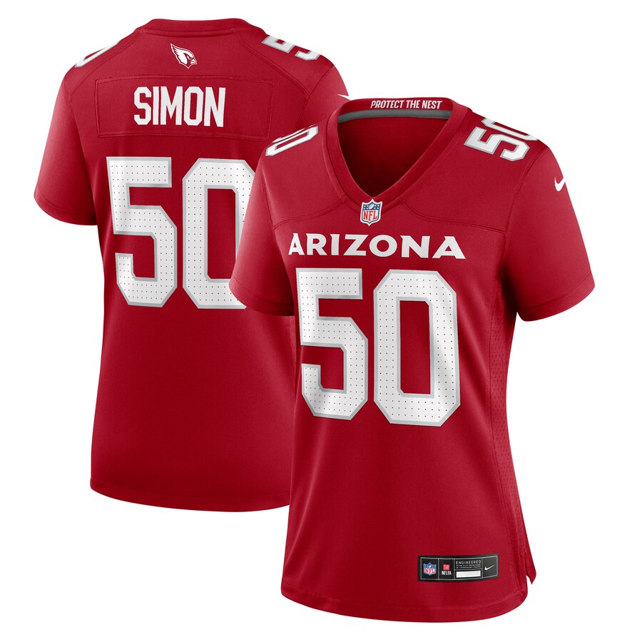 Women's Arizona Cardinals Cody Simon Nike Cardinal Team Game Jersey