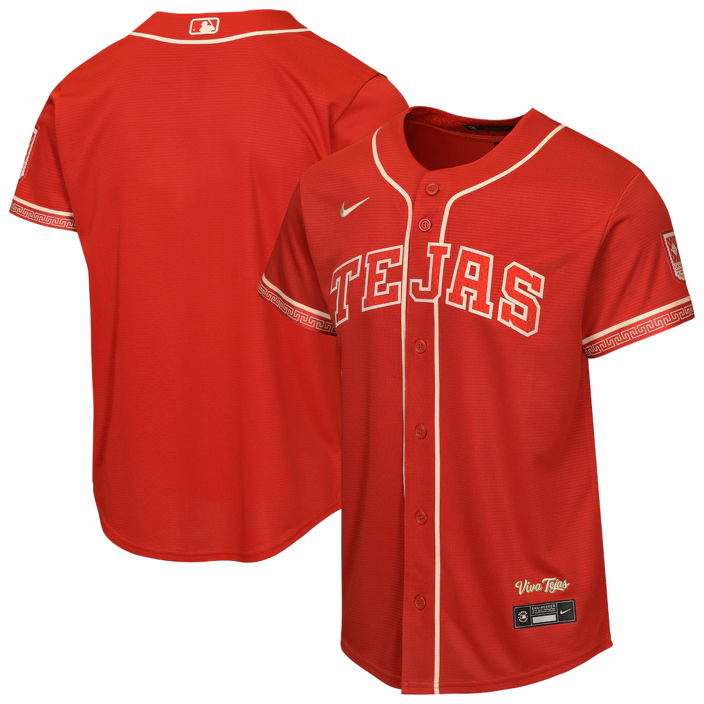 Youth Texas Rangers Nike Red 2026 City Connect Stadium Jersey