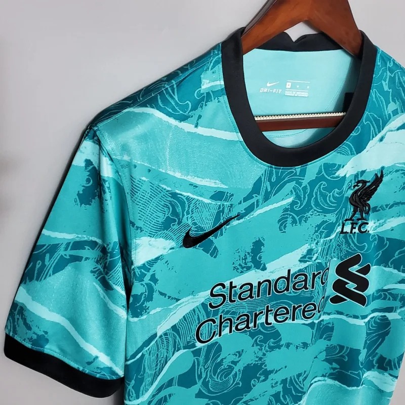 Liverpool Retro Football Jersey Away Custom Shirt 2020/21 - Ujersey