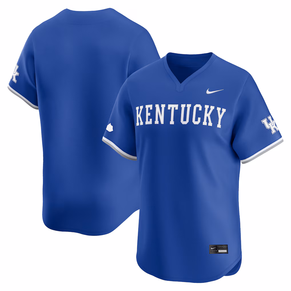Men's Nike Royal Kentucky Wildcats Baseball Limited Jersey - SUjersey01