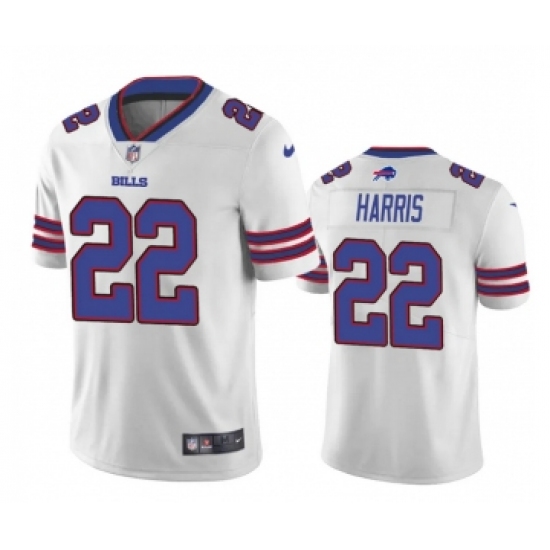 Men's Buffalo Bills #22 Damien Harris White Vapor Untouchable Limited Stitched Jersey - Ujersey