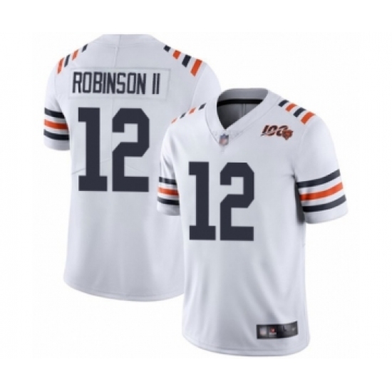 Youth Chicago Bears #12 Allen Robinson White 100th Season Limited Football Jersey - Ujersey