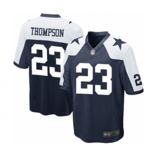 Men's Dallas Cowboys #23 Darian Thompson Game Navy Blue Throwback Alternate Football Jersey - Ujersey